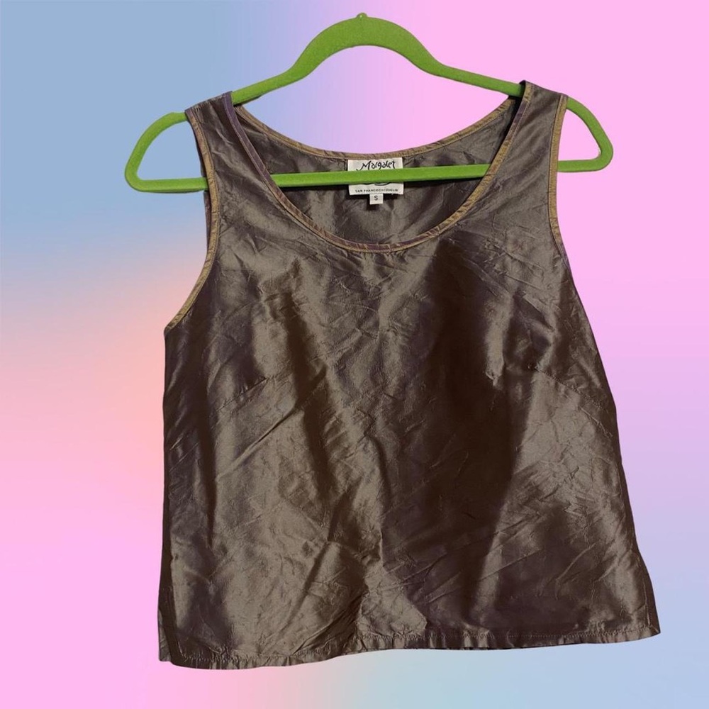 Silk tank top